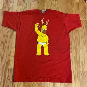 Homer under the mistletoe T-shirt